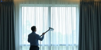 Commercial curtain steam cleaning service cremorne-vic hotels offices